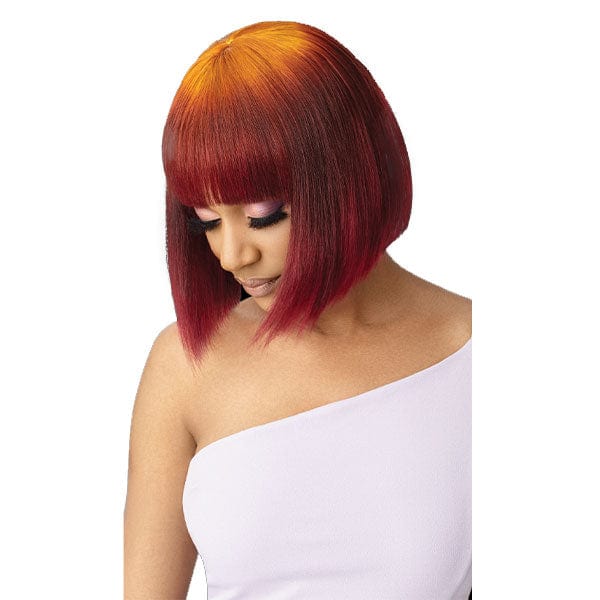 Outre 100% Human Hair MyTresses Purple Label Color More Full Wig - BLONDE BOB 10" - Image 2