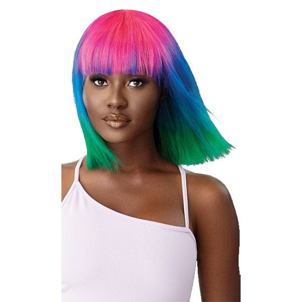 Outre 100% Human Hair MyTresses Purple Label Color More Full Wig - BLONDE BOB 12" - Image 2