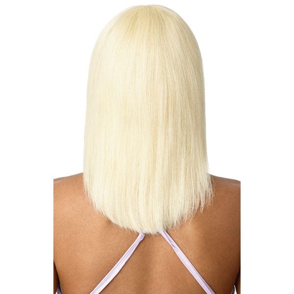 Outre 100% Human Hair MyTresses Purple Label Color More Full Wig - BLONDE BOB 14" - Image 4