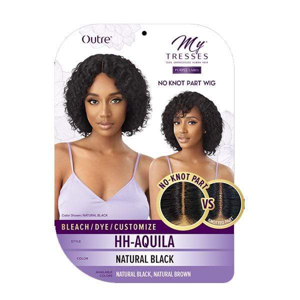 Outre 100% Human Hair MyTresses Purple Label Full Wig No Knot Part - AQUILA - Image 5