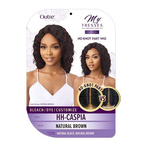 Outre 100% Human Hair MyTresses Purple Label Full Wig No Knot Part - CASPIA - Image 5