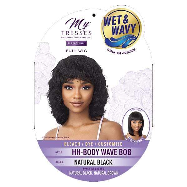 Outre 100% Human Hair MyTresses Purple Label Full Wig WET & WAVY - BODY WAVE BOB - Image 4