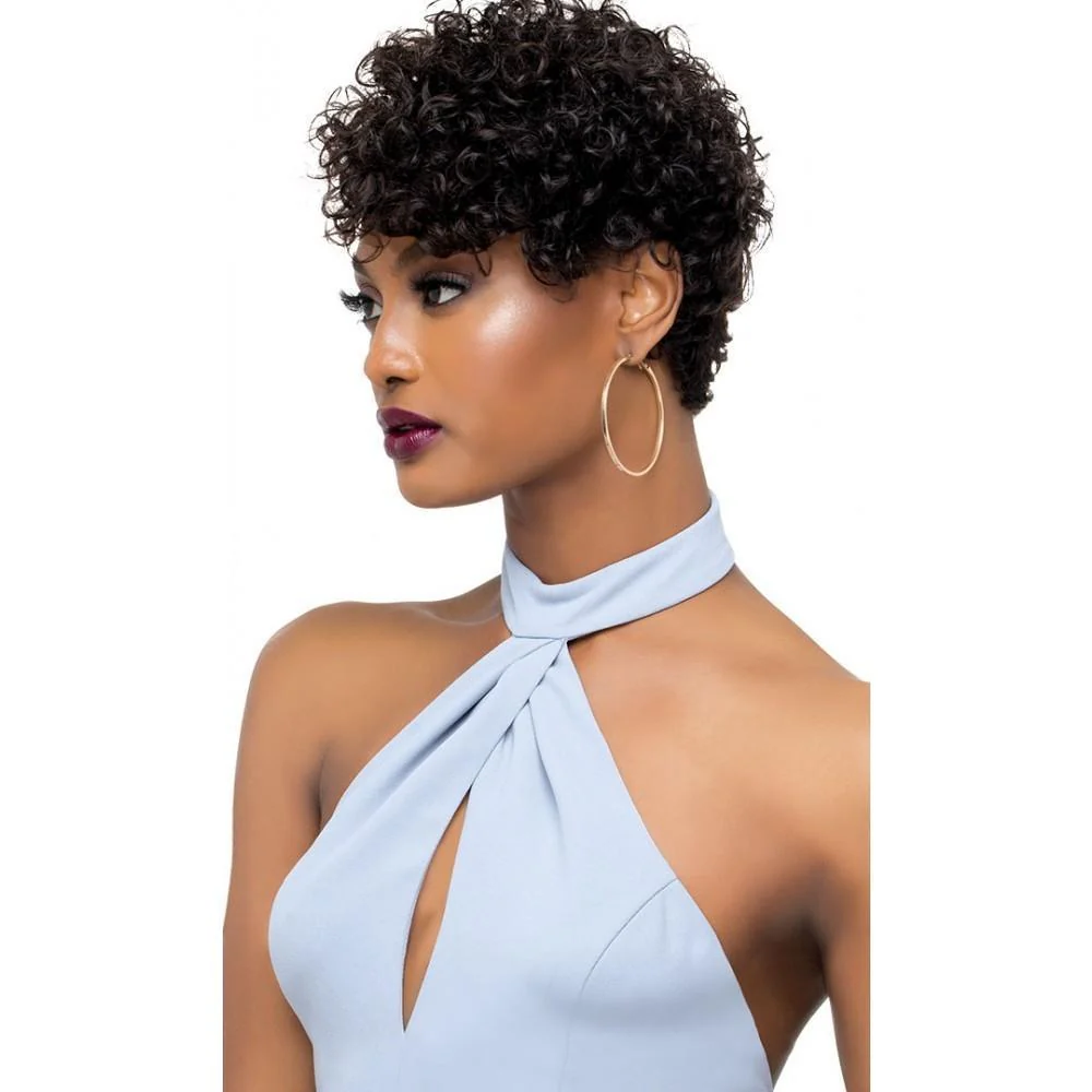 Outre 100% Human Hair Premium Duby Clipper Cut Wig - FINGER ROLL - Image 2