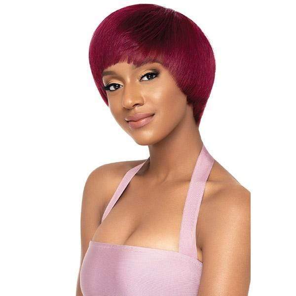 Outre 100% Human Hair Premium Duby Wig - OVAL FRINGE - Image 2