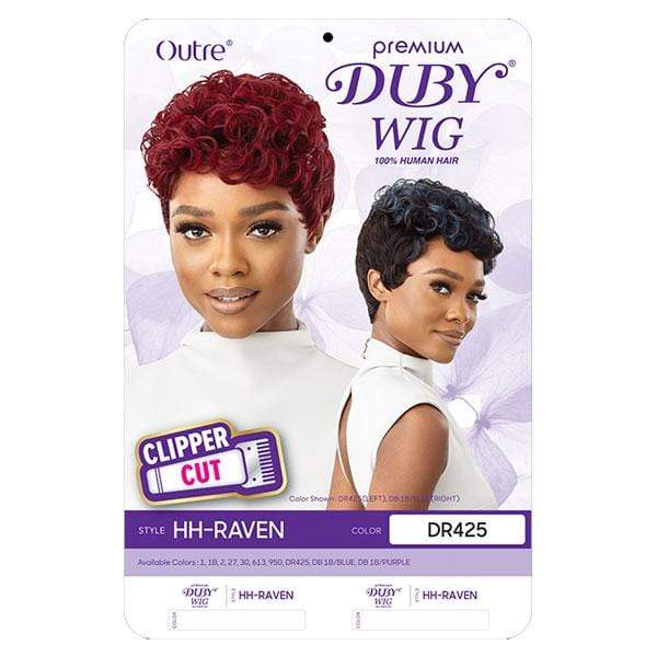 Outre 100% Human Hair Premium Duby Wig - RAVEN - Image 5