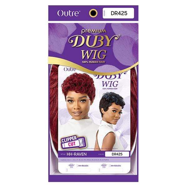 Outre 100% Human Hair Premium Duby Wig - RAVEN - Image 6