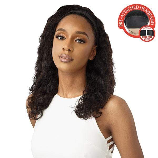 Outre 100% Human Hair Headband Wig - NATURAL WAVE 18" - Image 2