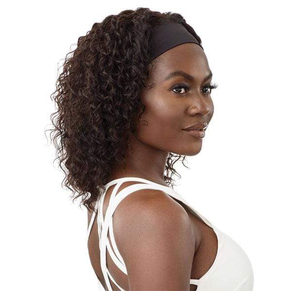 Outre 100% Human Hair WET & WAVY Headband Wig - DEEP WAVE 14" - Image 3