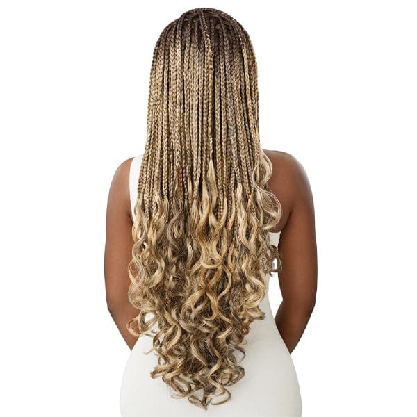 Outre 13x4 HD Pre-Braided Lace Front Wig - FRENCH CURL BOX BRAIDS 32" - Image 3
