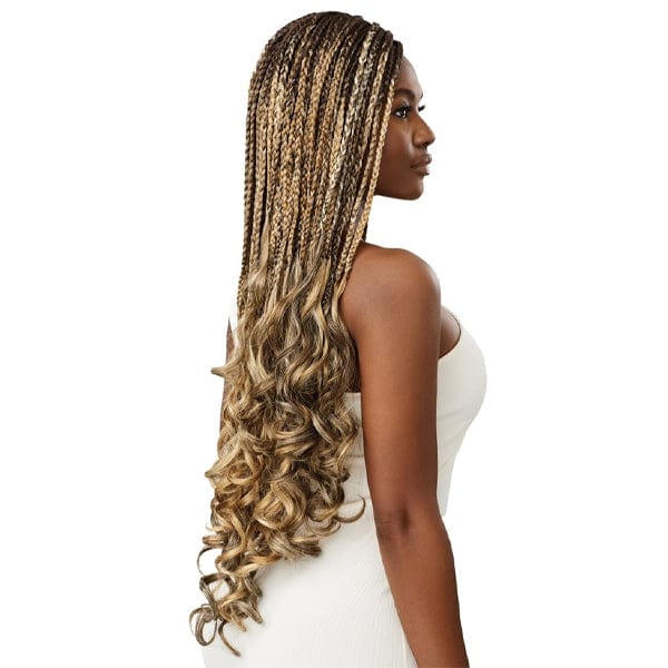 Outre 13x4 HD Pre-Braided Lace Front Wig - FRENCH CURL BOX BRAIDS 32" - Image 4