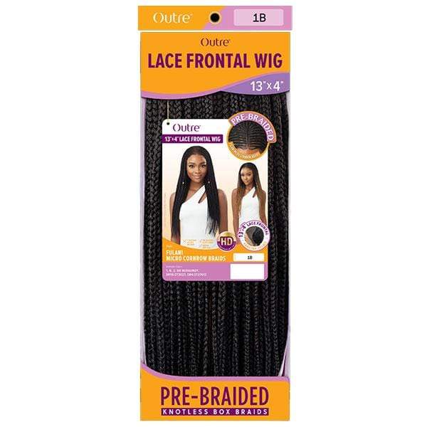 Outre 13x4 HD Pre-Braided Lace Front Wig - FULANI MICRO CORNROW BRAIDS - Image 6