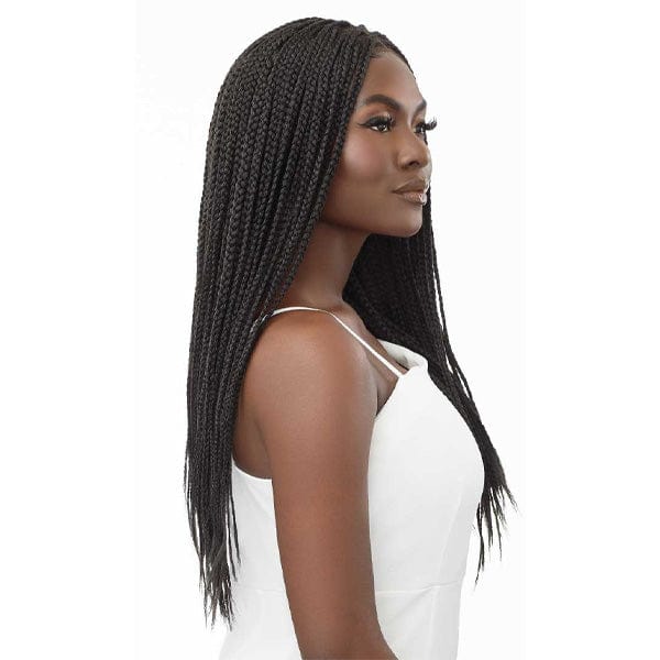 Outre 13x4 HD Pre-Braided Lace Front Wig - KNOTLESS SQUARE PART BRAIDS 26" - Image 3