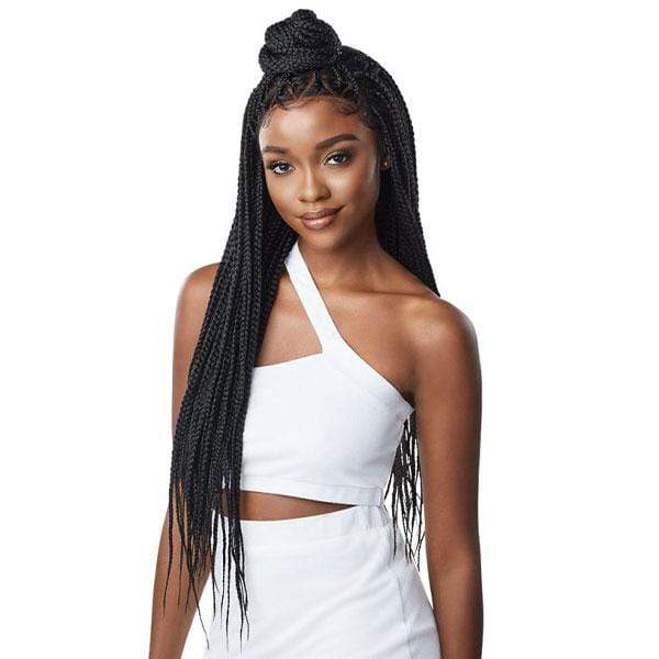 Outre 13x4 HD Pre-Braided Lace Front Wig - KNOTLESS TRIANGLE PART BRAIDS - Image 2
