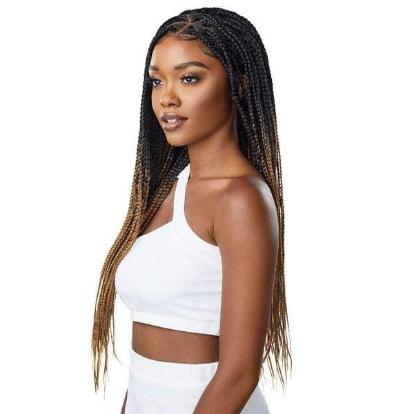 Outre 13x4 HD Pre-Braided Lace Front Wig - KNOTLESS TRIANGLE PART BRAIDS - Image 4