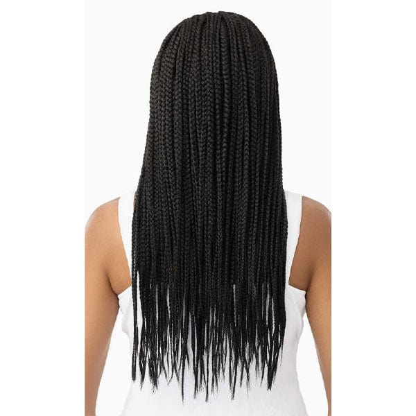 Outre 13x4 HD Pre-Braided Lace Front Wig - KNOTLESS TRIANGLE PART BRAIDS 26" - Image 4