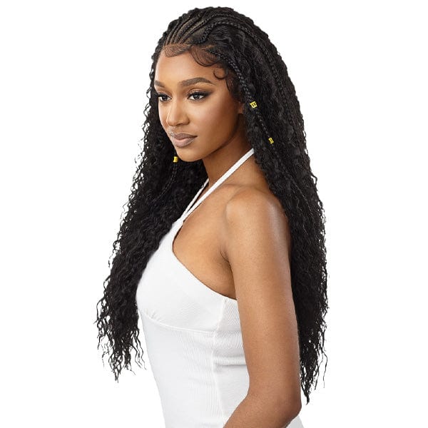 Outre 13x4 HD Pre-Braided Lace Front Wig - STITCH BRAID RIPPLE WAVE 30" - Image 3