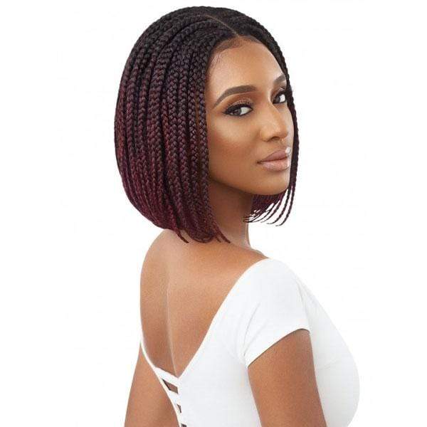Outre 4x4 HD Pre-Braided Lace Front Wig - BOX BRAID BOB 12" - Image 10