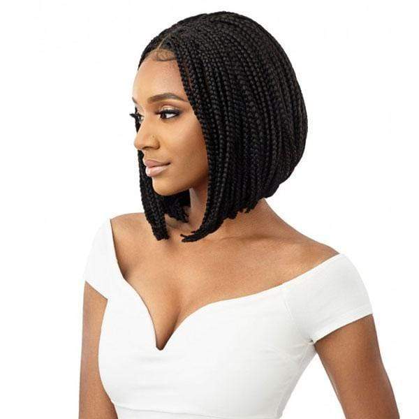 Outre 4x4 HD Pre-Braided Lace Front Wig - BOX BRAID BOB 12" - Image 3