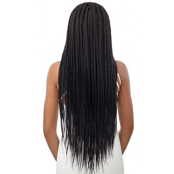 Outre 4x4 HD Pre-Braided Lace Front Wig - MIDDLE PART FEED-IN BOX BRAIDS 36" - Image 4