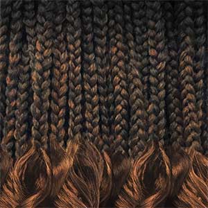 Outre 4x4 HD Pre-Braided Lace Front Wig - MIDDLE PART FRENCH CURL BOX BRAIDS 26" - Image 11