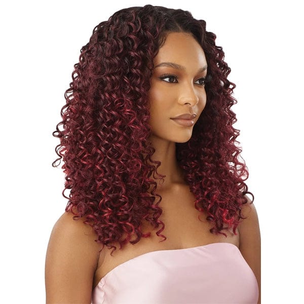 Outre Airtied Human Hair Blend Glueless 13X6 HD Lace Front Wig - HHB DOMINICAN CURLY 22" - Image 2