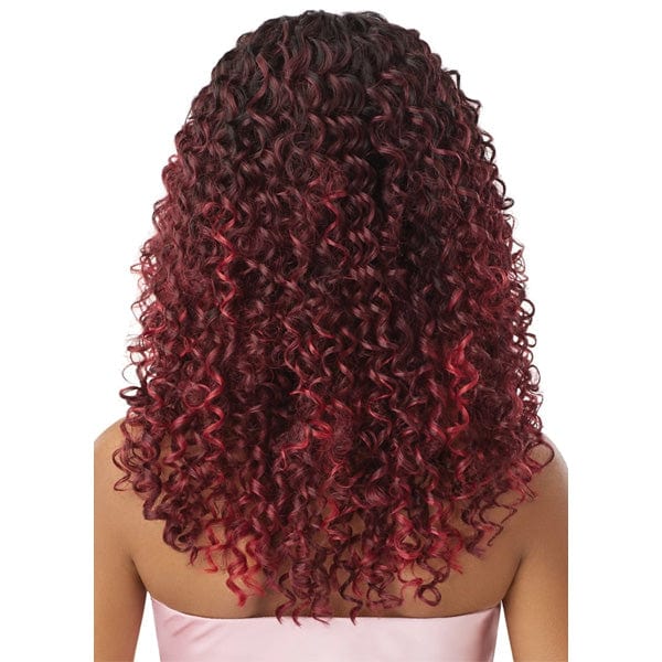 Outre Airtied Human Hair Blend Glueless 13X6 HD Lace Front Wig - HHB DOMINICAN CURLY 22" - Image 3