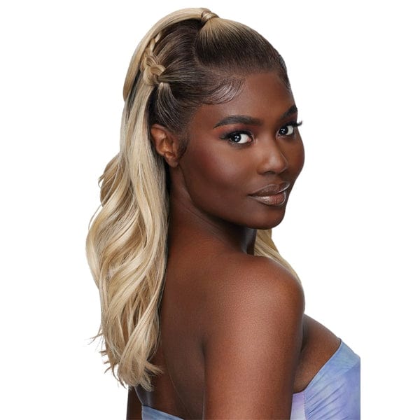 Outre Airtied Human Hair Blend Glueless 13X6 HD Lace Front Wig - HHB LOOSE BODY WAVE 18" - Image 5