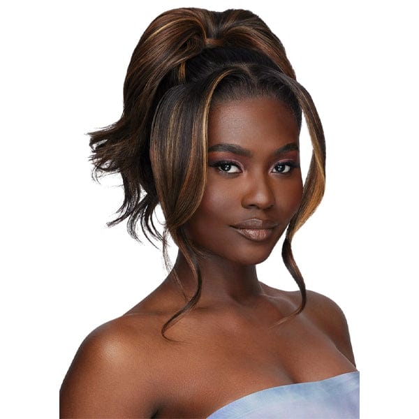 Outre Airtied Human Hair Blend Glueless 13X6 HD Lace Front Wig - HHB LOOSE BODY WAVE 18" - Image 7