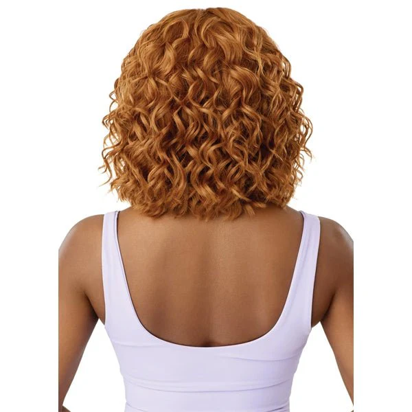 Outre Airtied Human Hair Blend Glueless 13X6 HD Lace Front Wig - HHB LOOSE DEEP 12" - Image 6