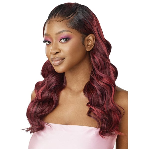 Outre Airtied Human Hair Blend Glueless 13X6 HD Lace Front Wig - HHB NATURAL BODY WAVE 22" - Image 3
