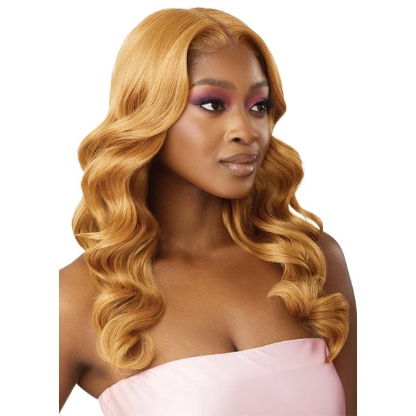 Outre Airtied Human Hair Blend Glueless 13X6 HD Lace Front Wig - HHB NATURAL BODY WAVE 22" - Image 5