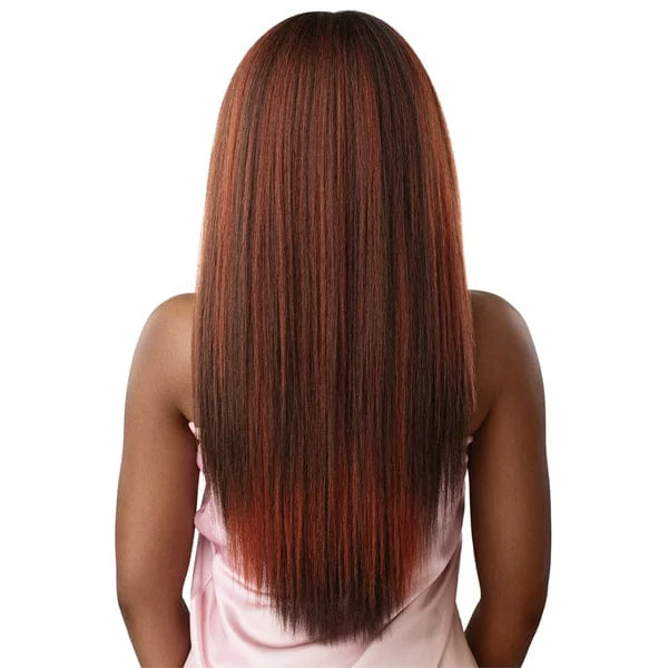 Outre Airtied Human Hair Blend Glueless 13X6 HD Lace Front Wig - HHB PERM YAKI 26" - Image 3