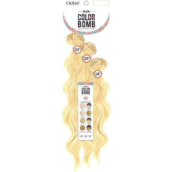 Outre Batik Colorbomb Blonde Collection Weaves -  NATURAL BODY WAVE 3PCS - Image 2