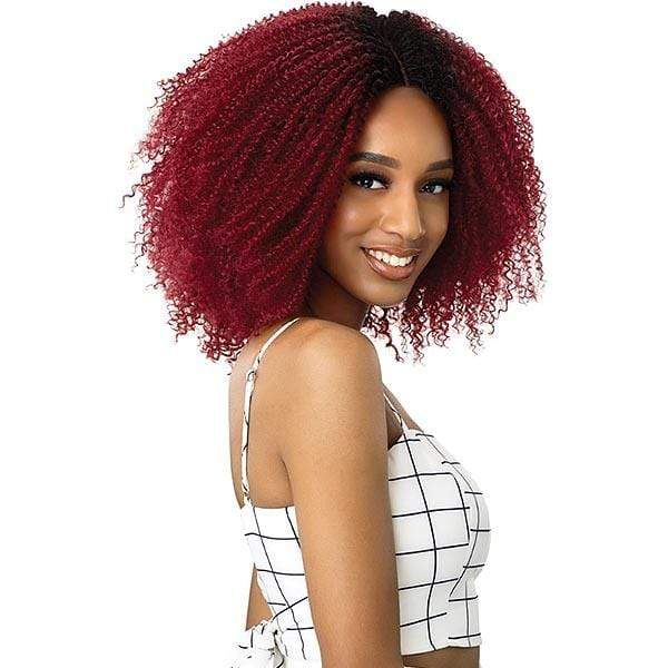 Outre Big Beautiful Hair Synthetic Lace Front Wig - 4B CROWN CURLS - Image 2