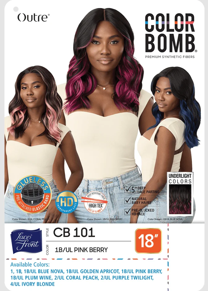 Outre Color Bomb Lace Front Wig - CB 101 - Image 10