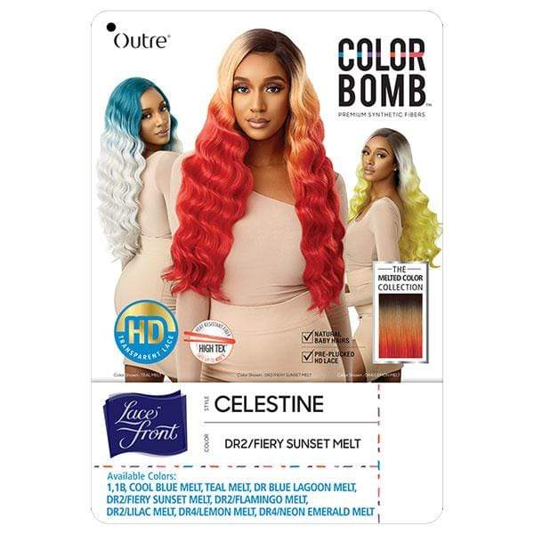 Outre Color Bomb Lace Front Wig - CELESTINE - Image 11