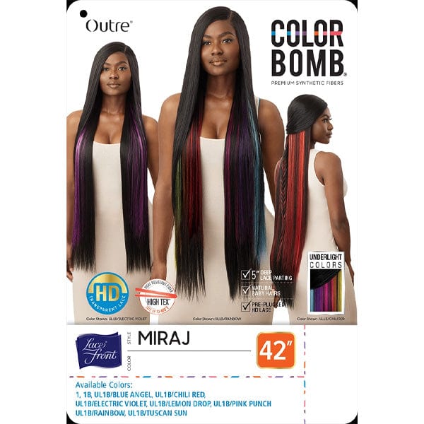 Outre Color Bomb Lace Front Wig - MIRAJ - Image 10