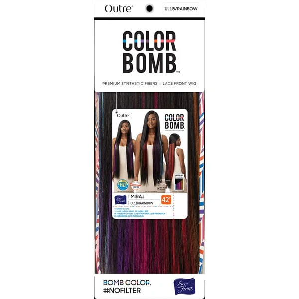 Outre Color Bomb Lace Front Wig - MIRAJ - Image 11