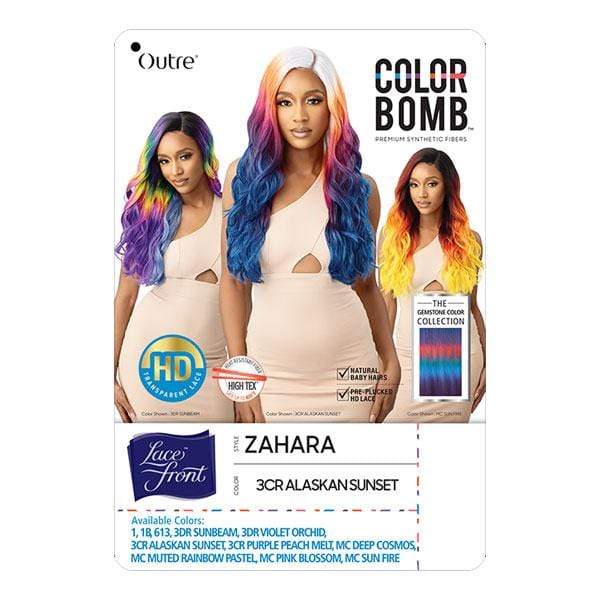 Outre Color Bomb Lace Front Wig - ZAHARA - Image 11