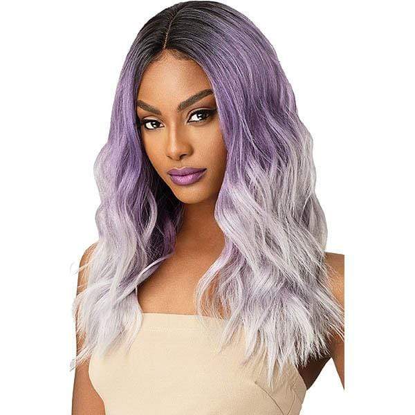 Outre Color Bomb Synthetic Swiss Lace Front Wig - CELESTE - Image 2