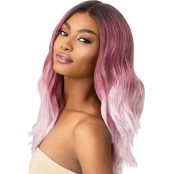 Outre Color Bomb Synthetic Swiss Lace Front Wig - CELESTE - Image 4