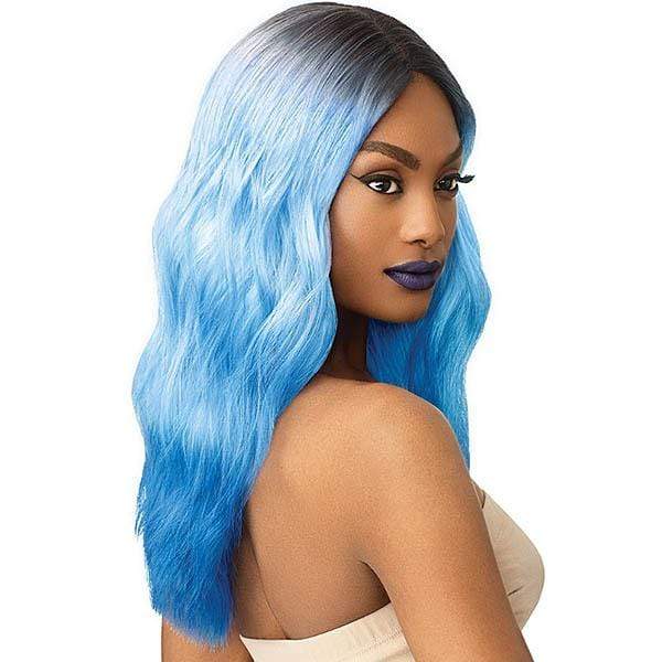Outre Color Bomb Synthetic Swiss Lace Front Wig - CELESTE - Image 6