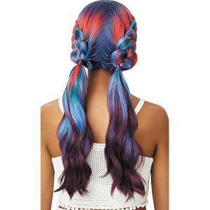 Outre Color Bomb Synthetic Swiss Lace Front Wig - FANTASIA - Image 14