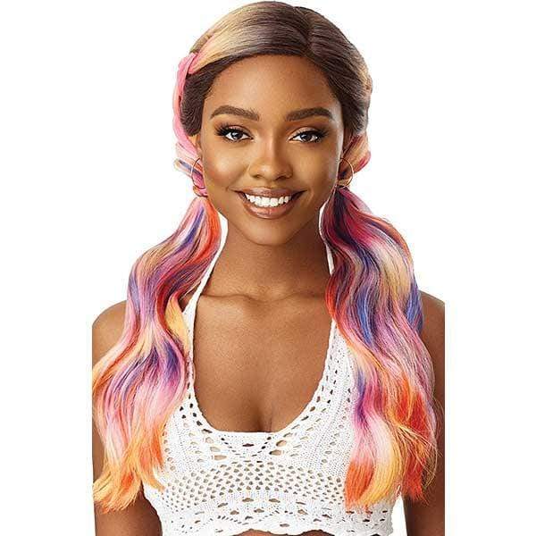Outre Color Bomb Synthetic Swiss Lace Front Wig - FANTASIA - Image 2