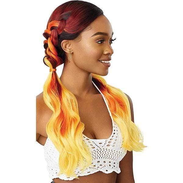 Outre Color Bomb Synthetic Swiss Lace Front Wig - FANTASIA - Image 3