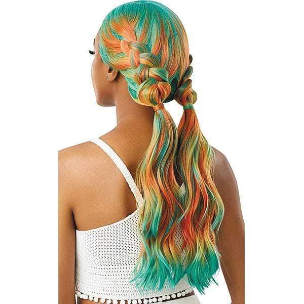 Outre Color Bomb Synthetic Swiss Lace Front Wig - FANTASIA - Image 4