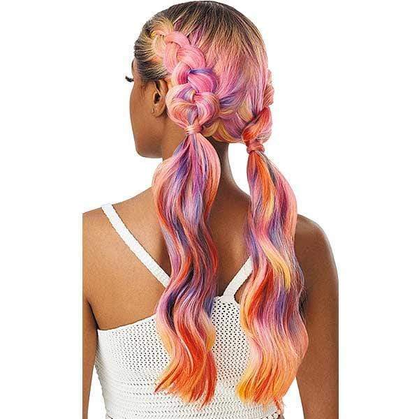Outre Color Bomb Synthetic Swiss Lace Front Wig - FANTASIA - Image 5