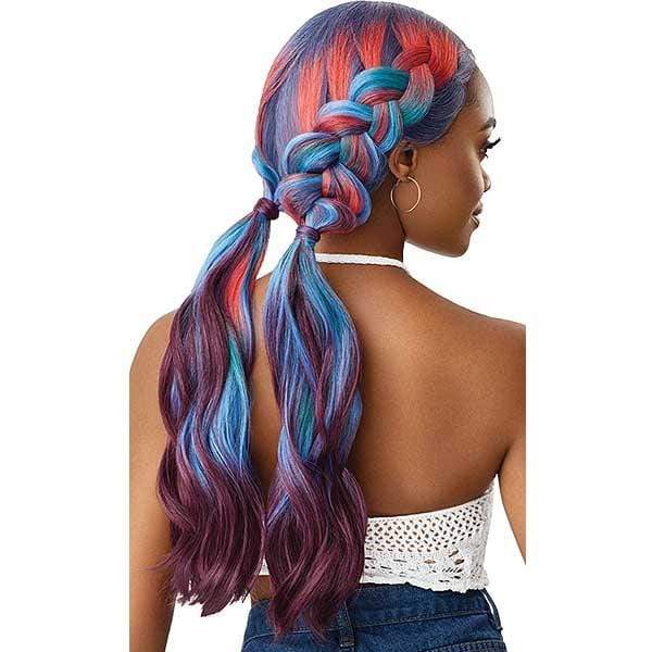 Outre Color Bomb Synthetic Swiss Lace Front Wig - FANTASIA - Image 8