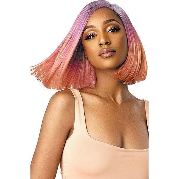 Outre Color Bomb Synthetic Swiss Lace Front Wig - KIELY - Image 3