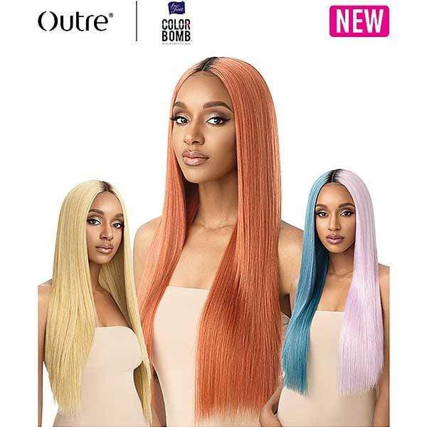 Outre Color Bomb Synthetic Swiss Lace Front Wig - SEDIYAH - Image 2